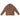 FW17 Quilted Mandarin Collar Brown Wool Shirt with Leather Patch