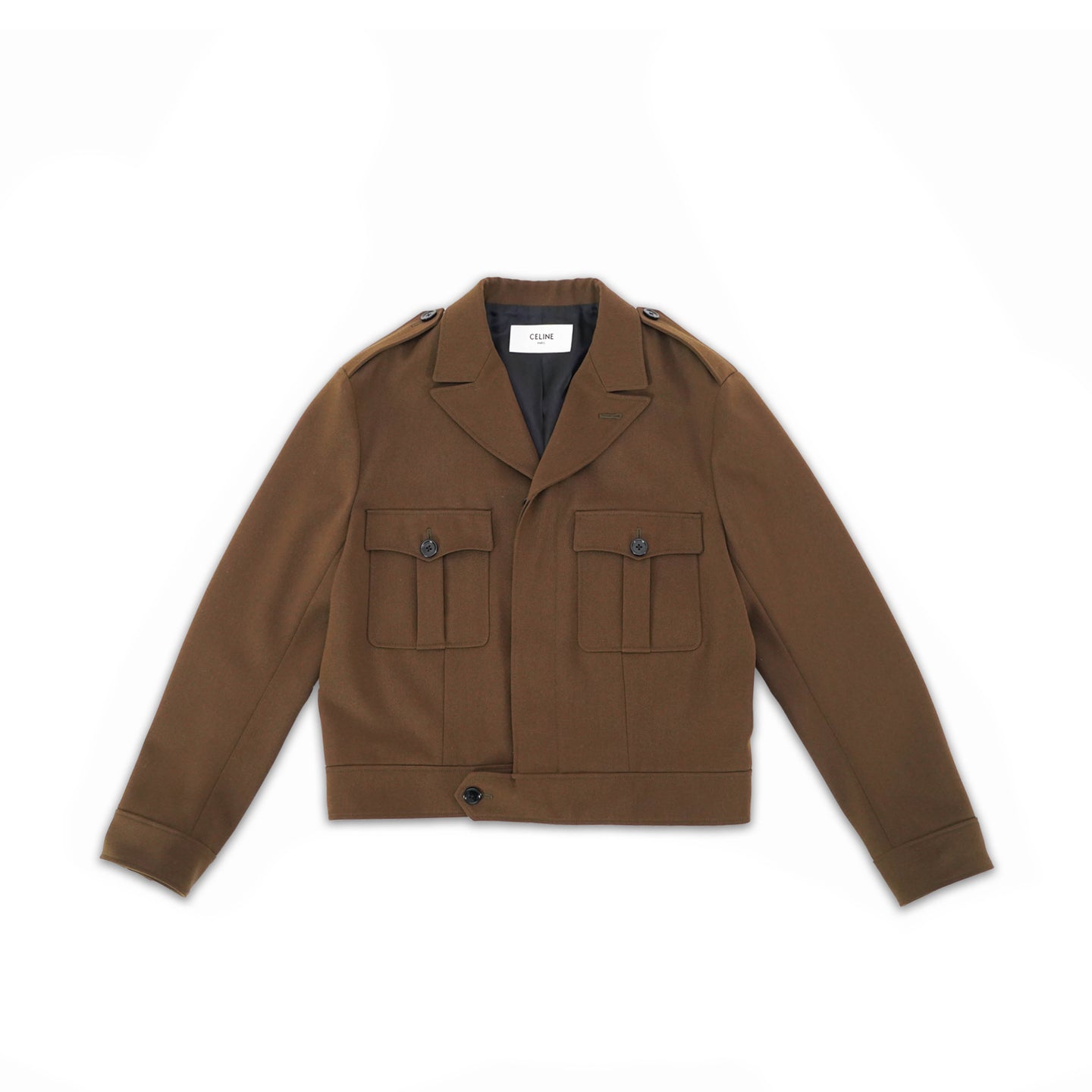 Aviator Garbadine Wool Army Jacket