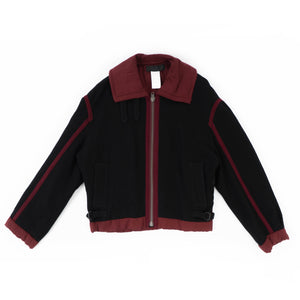 FW17 Wool Aviator Jacket Red/Black 1 of 1 Sample