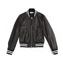 Load image into Gallery viewer, Lambskin Leather College Jacket