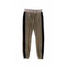Load image into Gallery viewer, FW15 Velvet Striped Leather Sweatpants