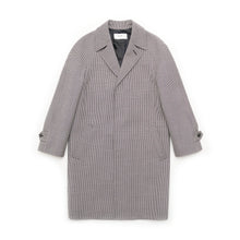 Load image into Gallery viewer, Houndstooth 3 Button Wool Mac Coat