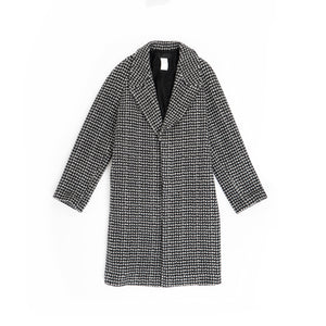 FW16 Grey Houndstooth Wool Coat
