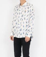 Load image into Gallery viewer, White KAWS Floral Silk Shirt