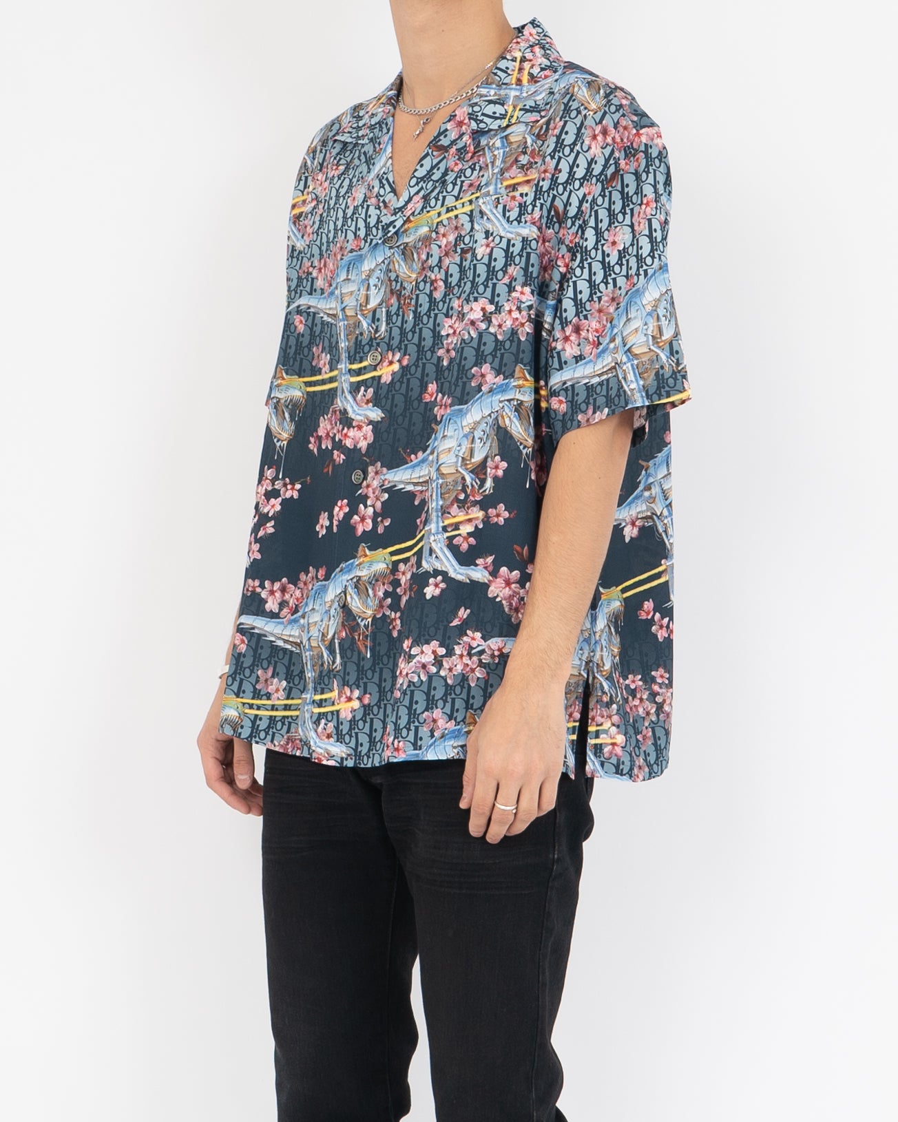 FW19 Sorayama Monogram Viscose Shirt