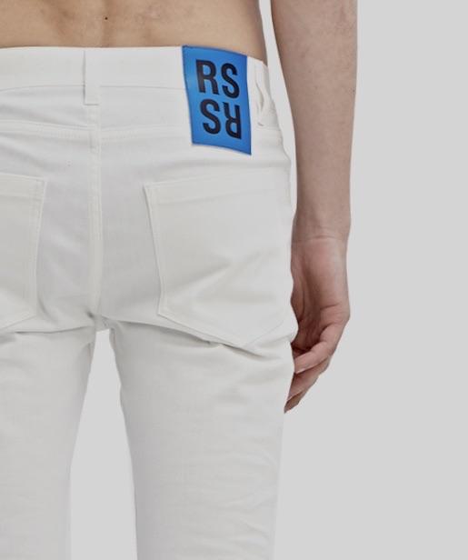 White RS Patch Denim