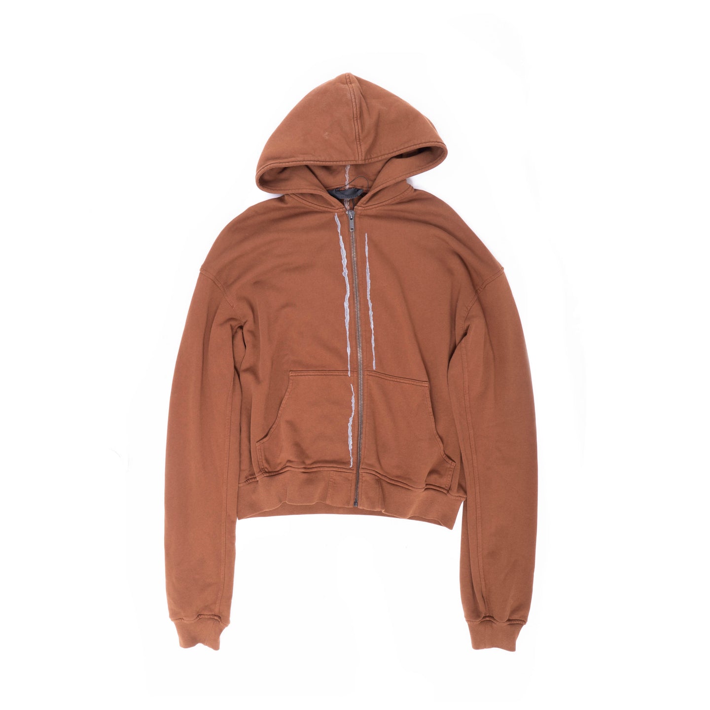 FW17 Brown Embroidered Buthan Hoodie