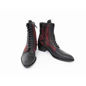 FW17 Red Stitched Laced Rodeo Boots Sample