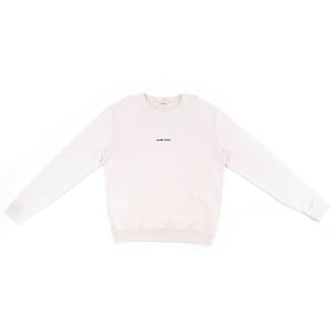 Pink Distressed Archive Logo Sweatshirt