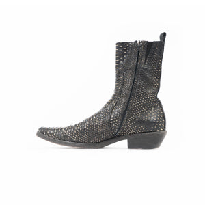 FW16 Runway Python Skin Boots